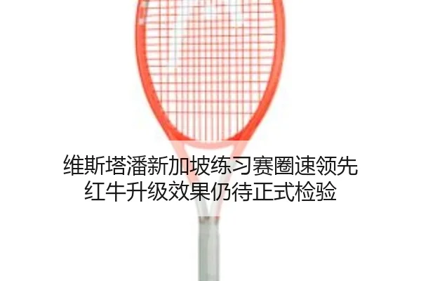 维斯塔潘新加坡练习赛圈速领先 红牛升级效果仍待正式检验